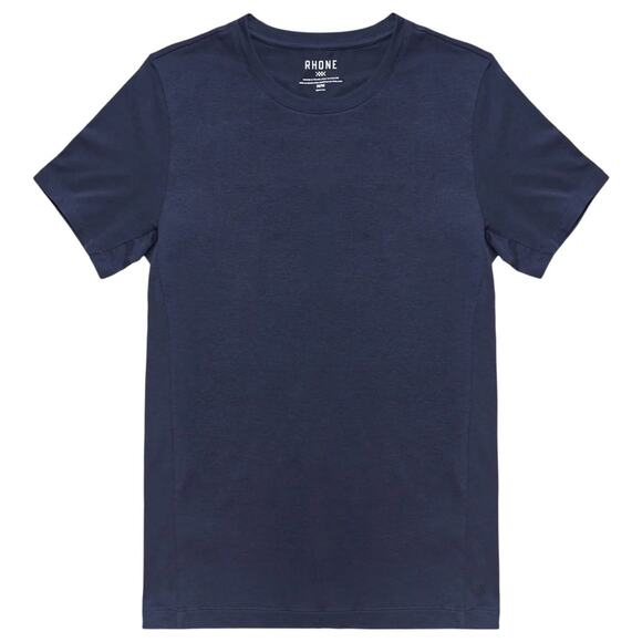 Rhone Essentials Pima Cotton Tee - Crewneck Premium Navy Blue Size M - Picture 2 of 8